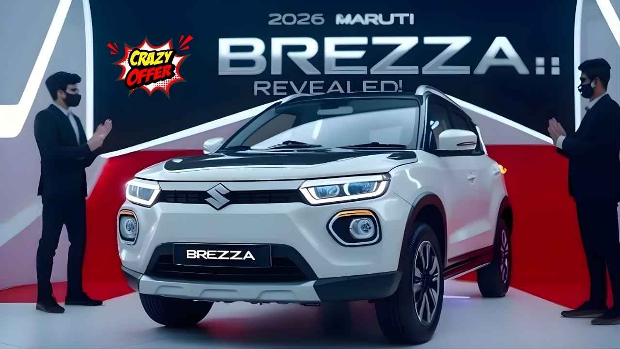 Maruti Brezza 2026 Debuts with Rugged SUV Design, Advanced Safety & Efficient Engine