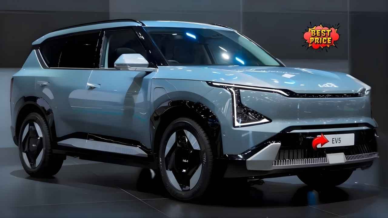 New Kia EV5 Revealed with 720km Range, Futuristic Styling, and Smart Cabin Tech